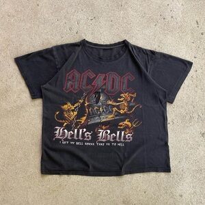 Vintage AC/DC Boxy Tee Shirt